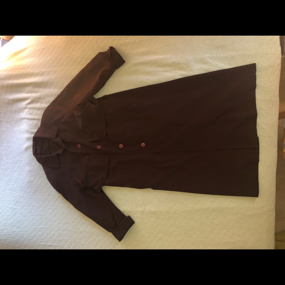 Maroon Gallery Trench coat